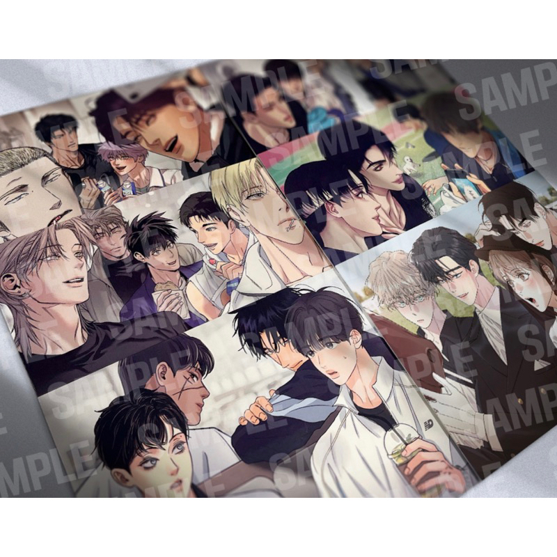[PASS _ Ảnh thật tự chụp] Postcard Team Lezhin official