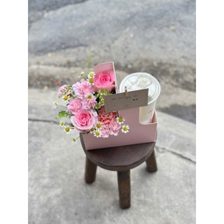 [Hỏa Tốc] Set Giỏ Hoa Và Nước Tự Chọn Tone