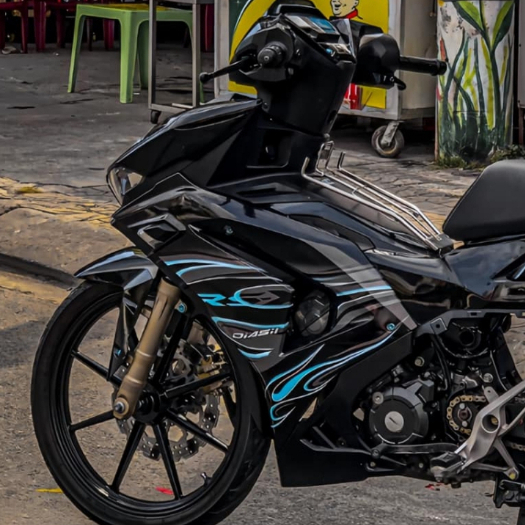 TEM WINNER X V3 RSX LỬA DECAL 3A