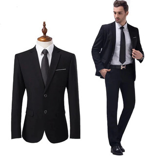 Bộ Vest Nam thanh niên 2 cúc (2 khuy) sang trọng lịch lãm Phong cách Hàn Quốc.Tặng Cavat+Ghim Cài+Quần Sịp+Móc treo