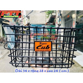 RỔ TRƯỚC XE CUB ( ĐẶC BIỆT ) - SIZE TO ( VUI LÒNG XEM KÍCH THƯỚC TRONG HÌNH )
