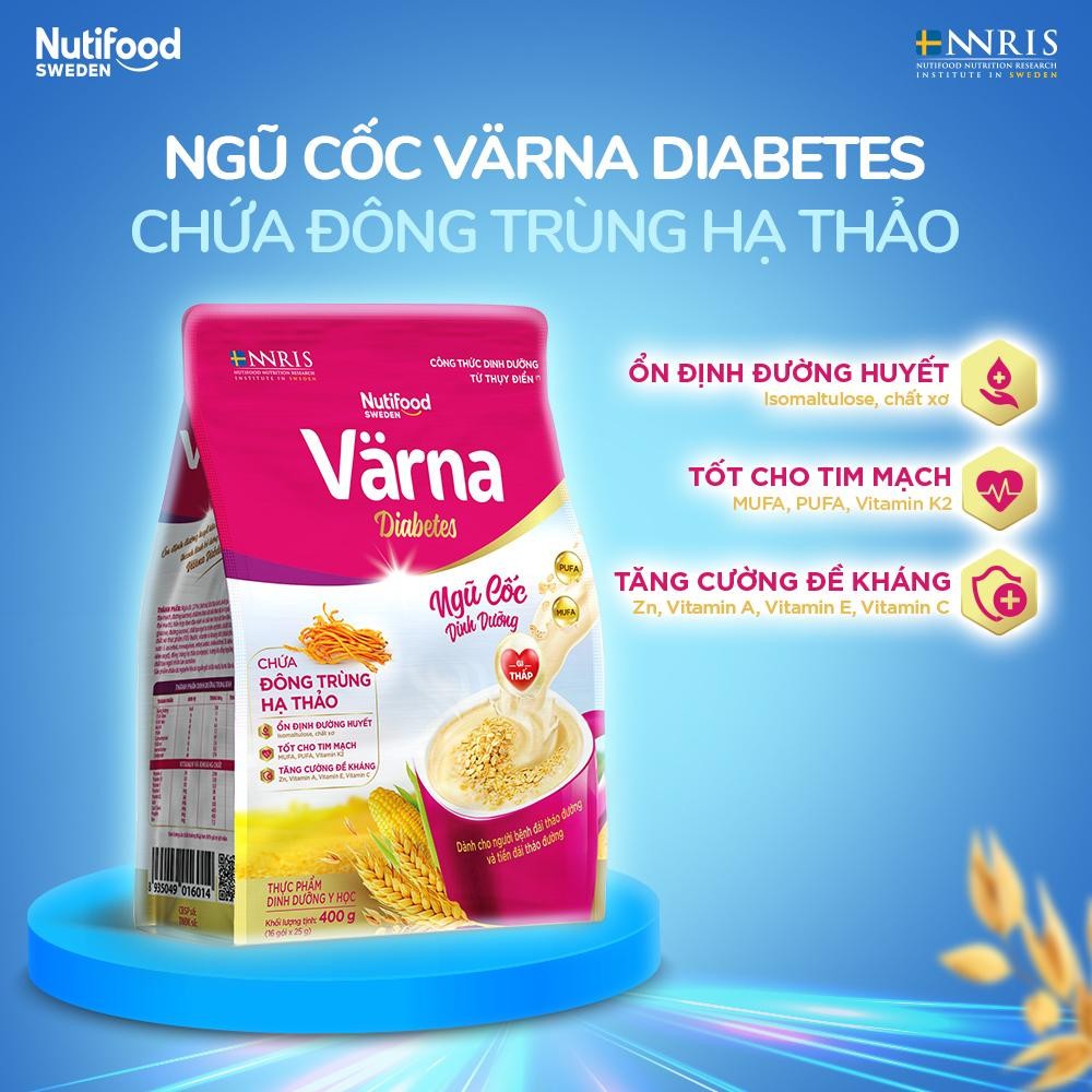 Túi Ngũ cốc dinh dưỡng Varna Diabetes 400g/ Complete 500g/ Calcium 500g - NUTIFOOD SHOP