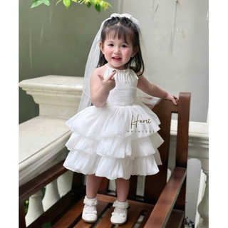 𝐍𝐮𝐢𝐭 𝐃𝐫𝐞𝐬𝐬 - Váy Cổ Yếm Hm84 ( ảnh chính chủ)