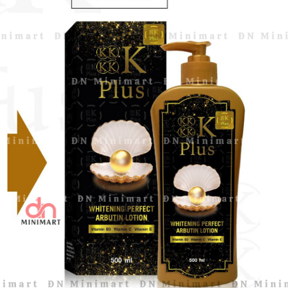 Sữa dưỡng thể trắng da 4K Plus Whitening Perfect Arbutin Lotion 500ml Thái Lan