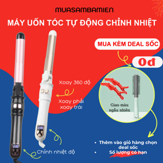  Máy Uốn Tóc Tự Động Cao Cấp Q8 Điều Chỉnh Nhiệt Độ Linh Hoạt Dây Xoay 360 Độ 