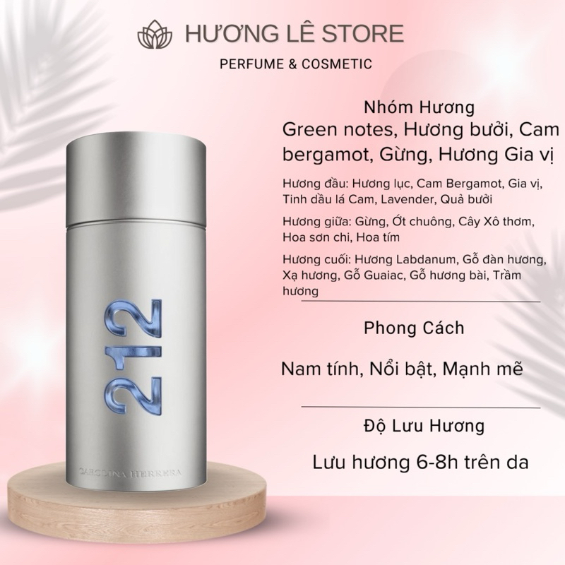 10ml | 212 MEN NYC | HƯƠNG LÊ STORE