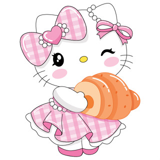 Sticker Hello Kity Sanrio chống nước size lớn A4 trang trí đa năng TooYoo BK01253