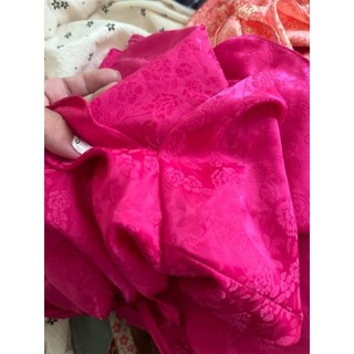 ÁO DÀI BIGSIZE GẤM VÀ QUẦN PHỐI MÀU (L-2XL)