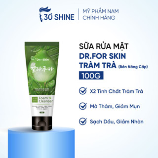 Sữa Rửa Mặt Nam Dành Cho Da Mụn Dr.FORSKIN Tràm Trà 100g - Hỗ Trợ Làm Sạch, Giảm Mụn, Sáng Da