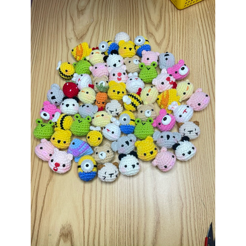 🐷🐇Móc khoá mini bằng len🐻🐣3cm (HANDMADE)