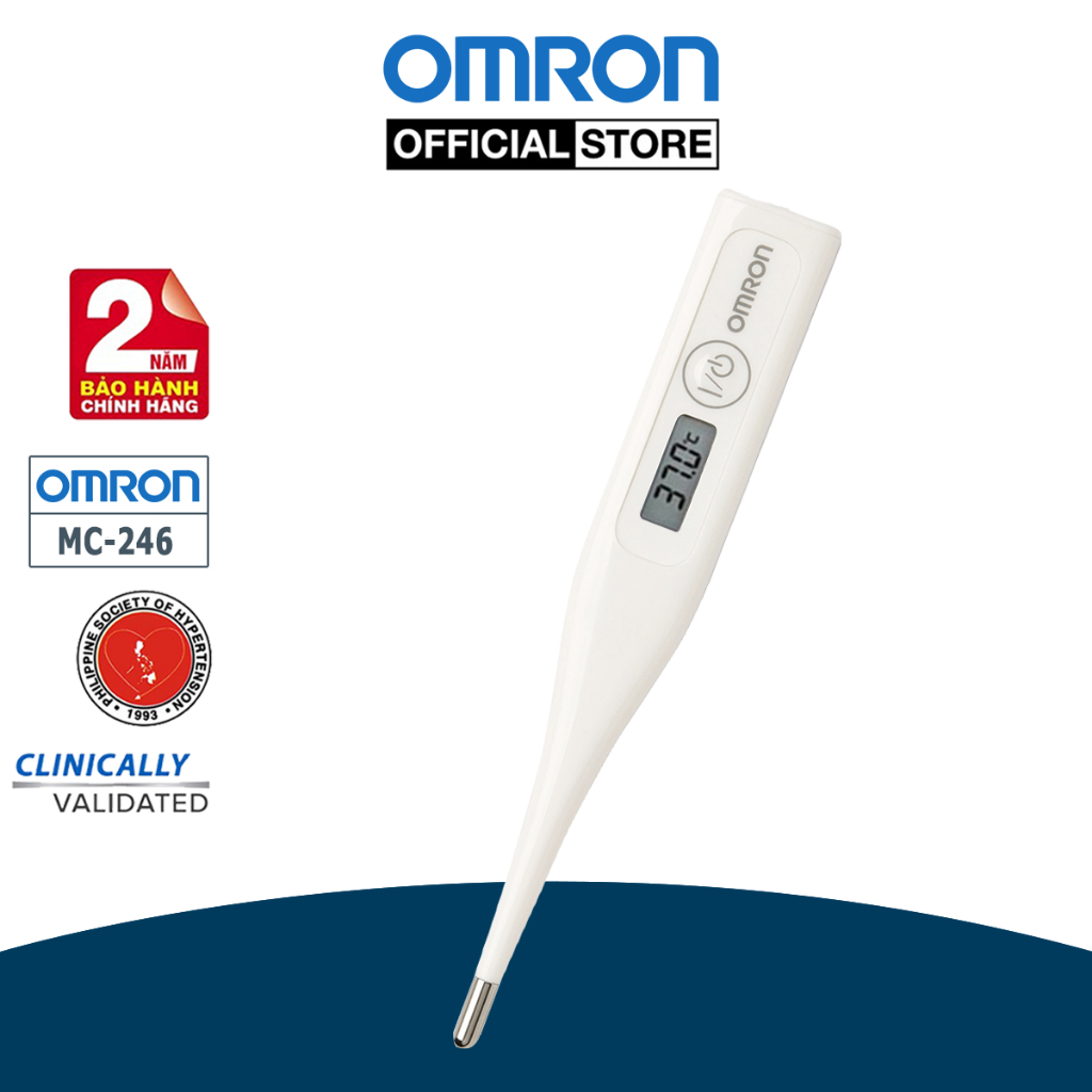 [Thương Hiệu Nhật Bản] Nhiệt Kế Điện Tử Omron MC-246 | Đo Nhiệt Độ Cơ Thể Nhanh , An Toàn , Chính Xác - Bảo Hành 2 Năm
