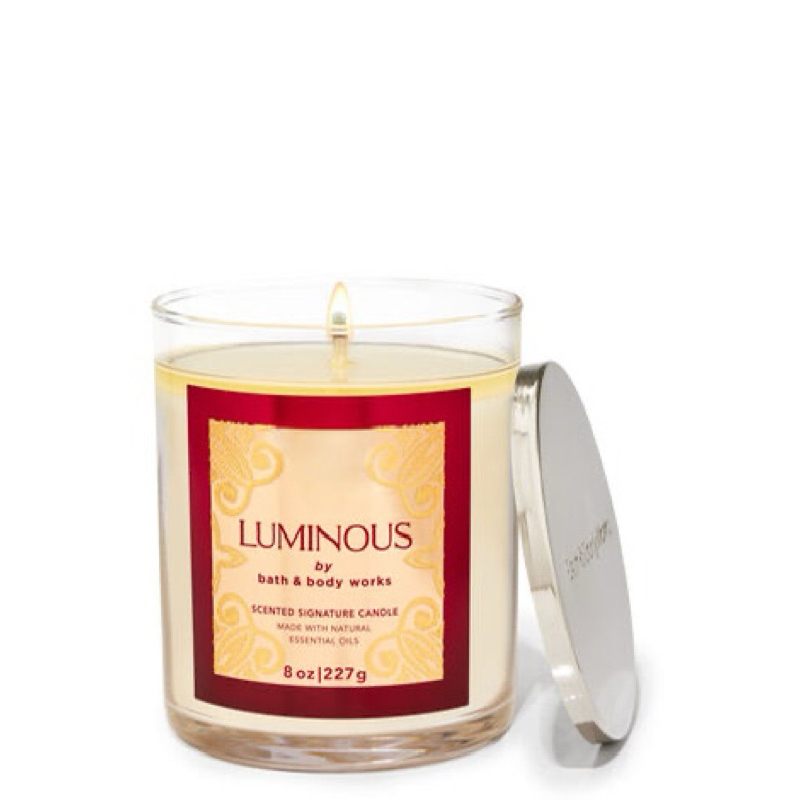 Nến thơm 1 tim Bath & Body Works Luminous 227g