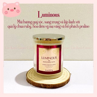Nến thơm 1 tim Bath & Body Works Luminous 227g