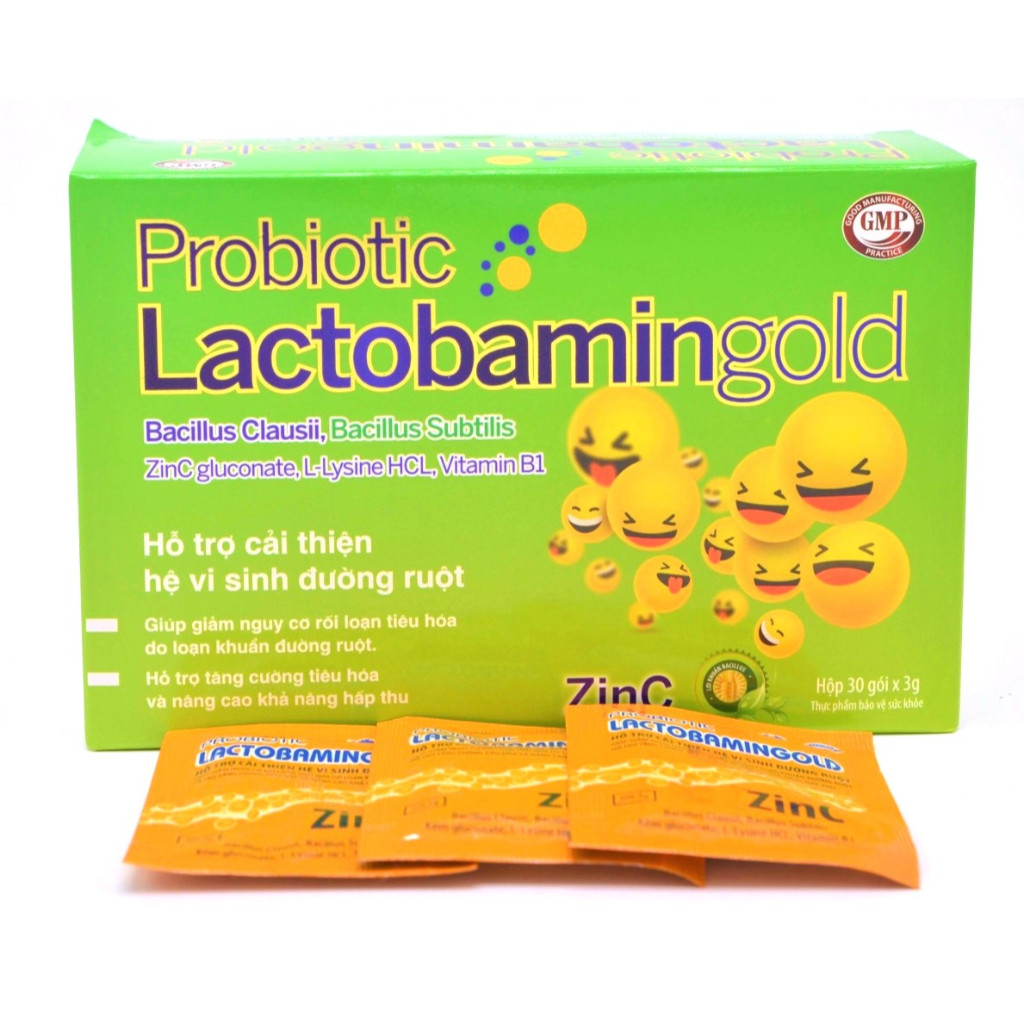 Probiotic Lactobamin gold cân hằng hệ vi sinh đường ruột, giảm rối loạn tiêu hóa, tăng cường sức đề 