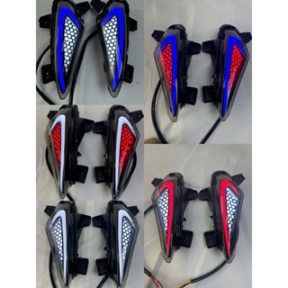 Xin nhan trước Exciter 150 mẫu tổ ong viền Led