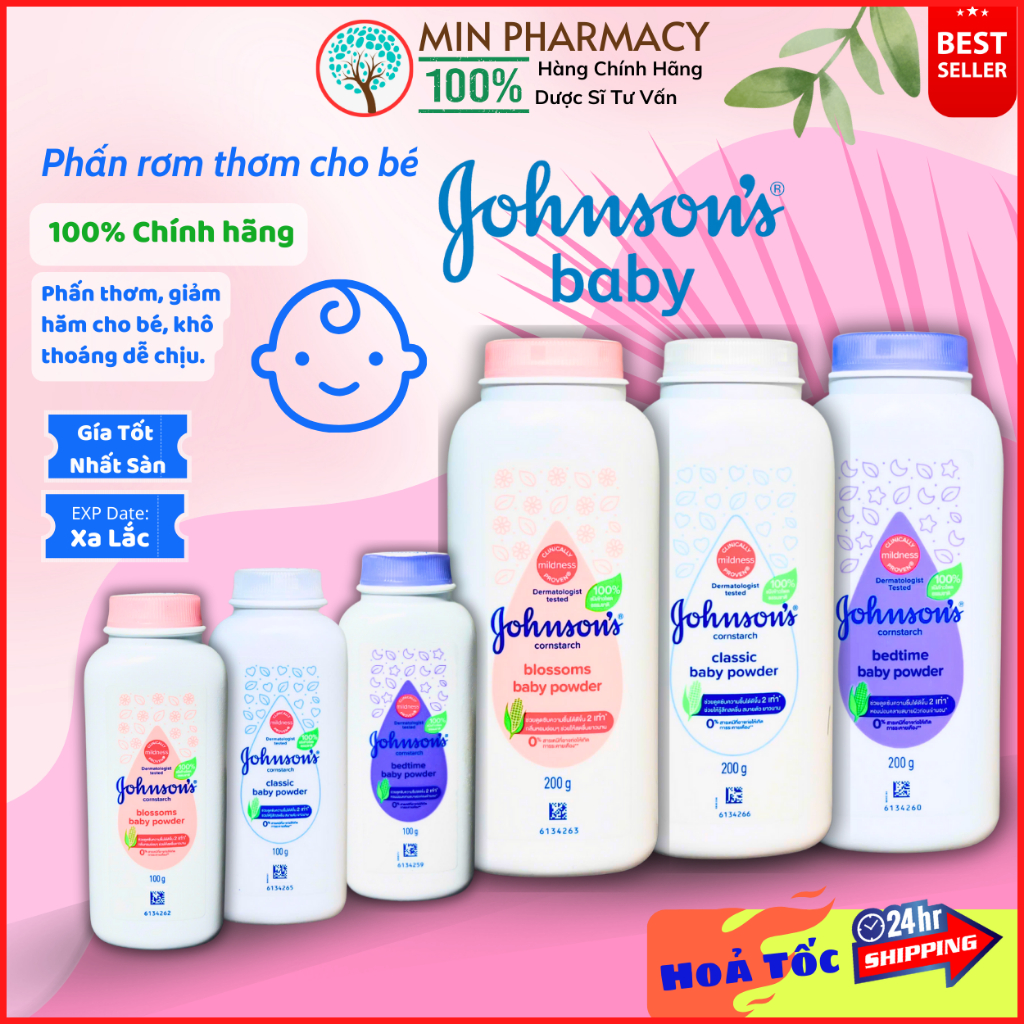 Phấn Thơm em bé (phấn rôm) Johnson's baby - Minpharmacy