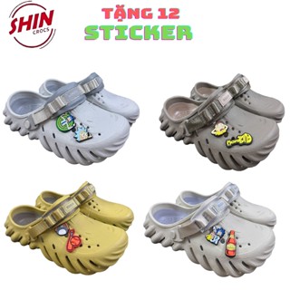 Dép Cross Echo Sục  Họa Tiết Phong Cách, Sục Bánh Mì Echo Dép  Êm Ái Chống Trượt [ ECHOO ]