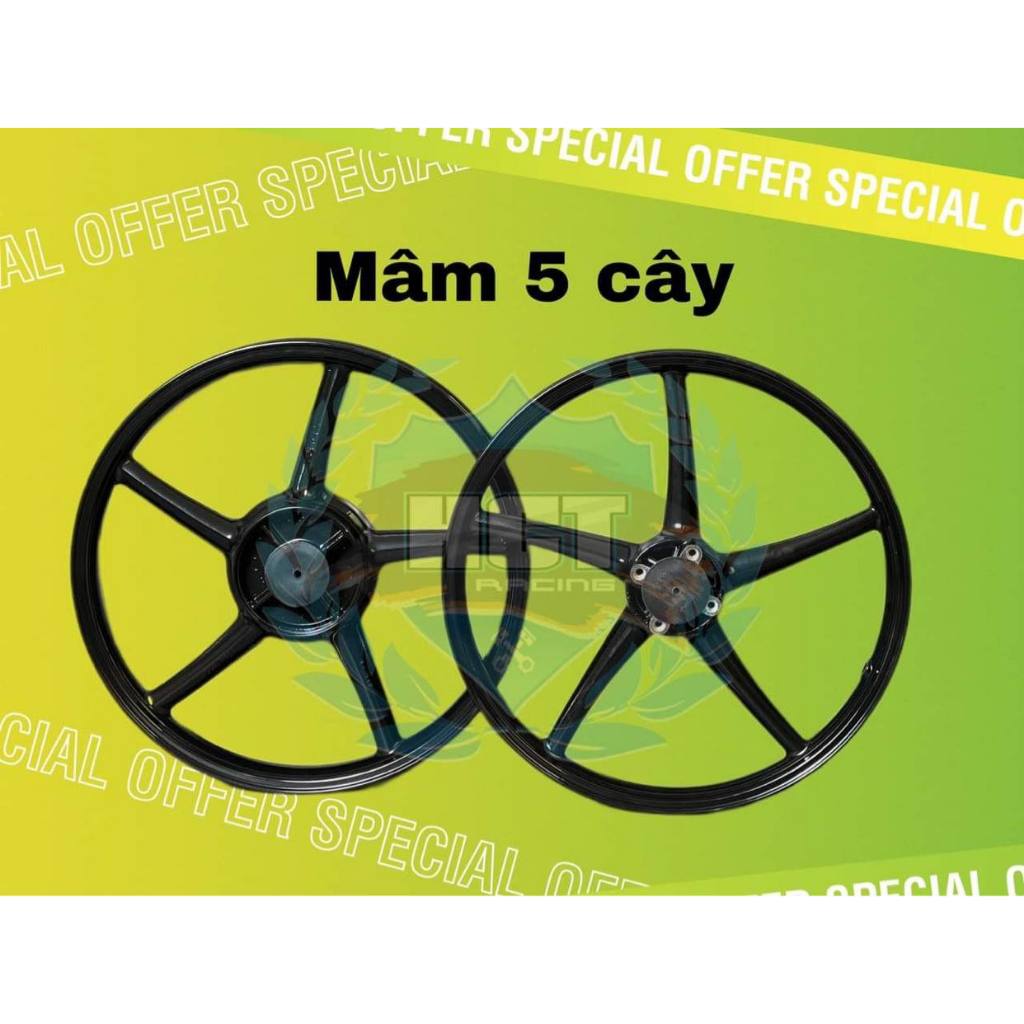 Mâm 5 cây CHÍNH HÃNG Enkei - GẮN CHO DÒNG SIRIUS EX135 4S WAVE110, FULED ex2010, EX135, EX150 , Soni