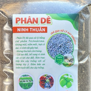 Phân Dê Ninh Thuận - Gói 1kg ( Đã Qua Xử Lý - Xay Nhuyễn )