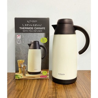 Bình giữ nhiệt Kaiyo có kèm lõi lọc trà inox 304, dung tích 1.1L thiết kế tỉ mỉ , lọc trà có thể tháo rời. Hàng chínhãng