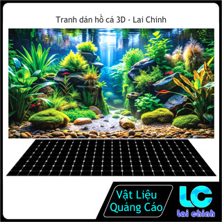 Tranh Decal 3D Dán Hồ Cá Thủy Sinh_TS 184