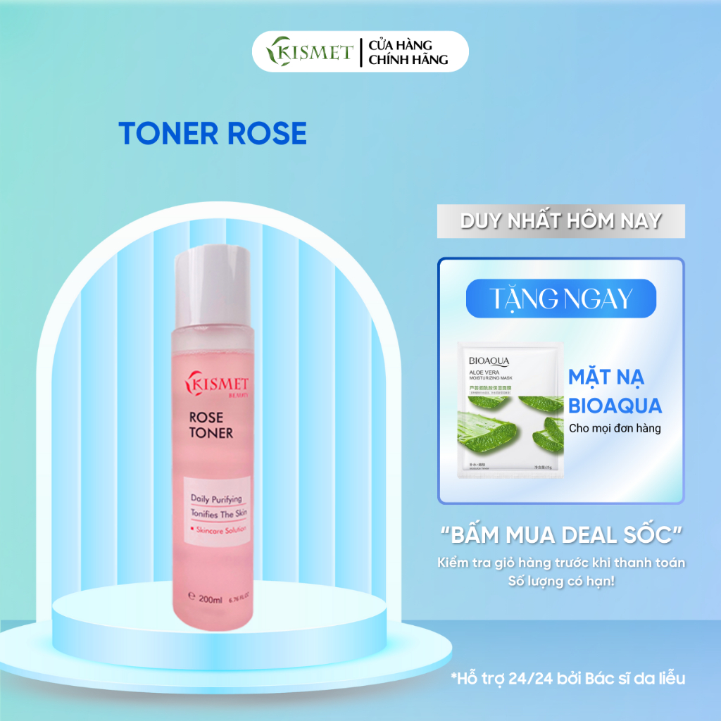 Toner Nước Hoa hồng Kismet