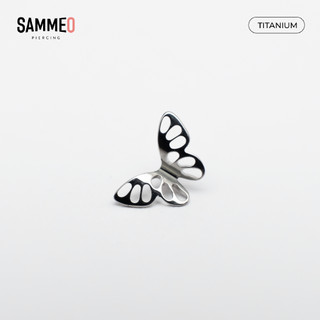 (TITANIUM) Khuyên tai Titanium Internal Butterfly