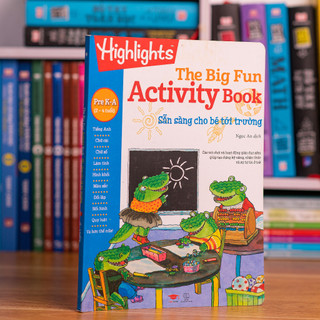 Sách - The Big Fun Activity Book Pre K - Sẵn sàng cho bé đến trường( Combo 2 cuốn A, B, 2 - 4 Tuổi )