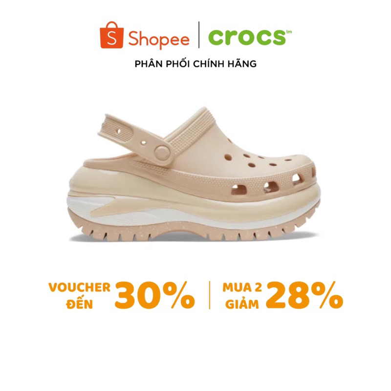 [ CHÍNH HÃNG ] GIÀY 𝖢𝖫𝖮𝖦 𝖴𝖭𝖨𝖲𝖤𝖷 𝖢𝖱𝖮𝖢𝖲 MEGA CRUSH - SHITAKE