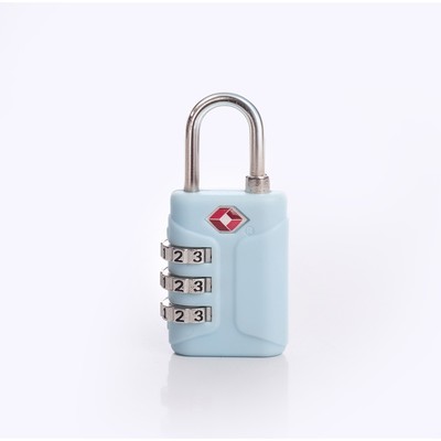 Ổ Khoá Số TSA Khoá Vali Du Lịch Chống Trộm The Travel Star C00-020 TSA Lock S Light Blue - Hàng chính hãng