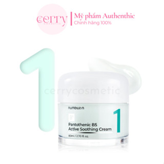 Kem dưỡng B5 giảm dầu mụn NUMBUZIN NO1 PANTOTHENIC B5 ACTIVE SOOTHING CREAM