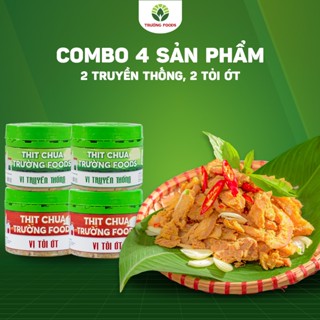 Combo 4 Thịt Chua Trường Foods (2 Truyền Thống, 2 Tỏi Ớt) 180g/Hộp - Chi Nhánh Hà Nội