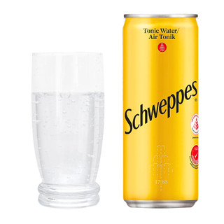(Lốc 6 lon) Nước soda Schweppes không đường/Dry Ginger Ale/Tonic Water lon 320ml