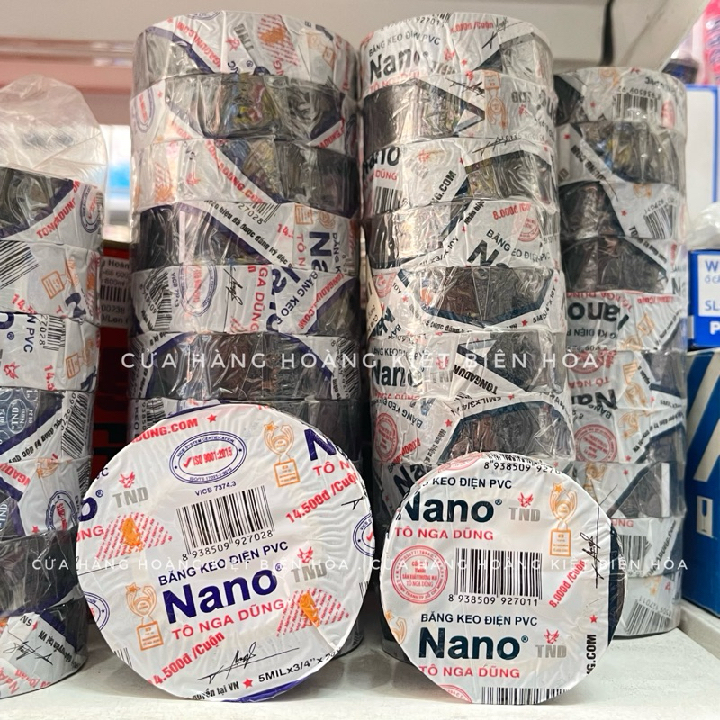 COMBO 10 CUỘN BĂNG KEO ĐIỆN NANO (CHÍNH HÃNG)