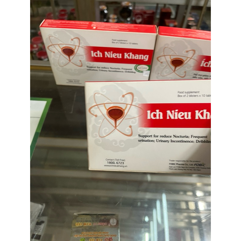 (Chính hãng) Ích Niệu Khang HỘP 20 VIÊN - ICH NIEU KHANG (hỗ trợ tiểu đêm ,tiểu nhìu lần,…)