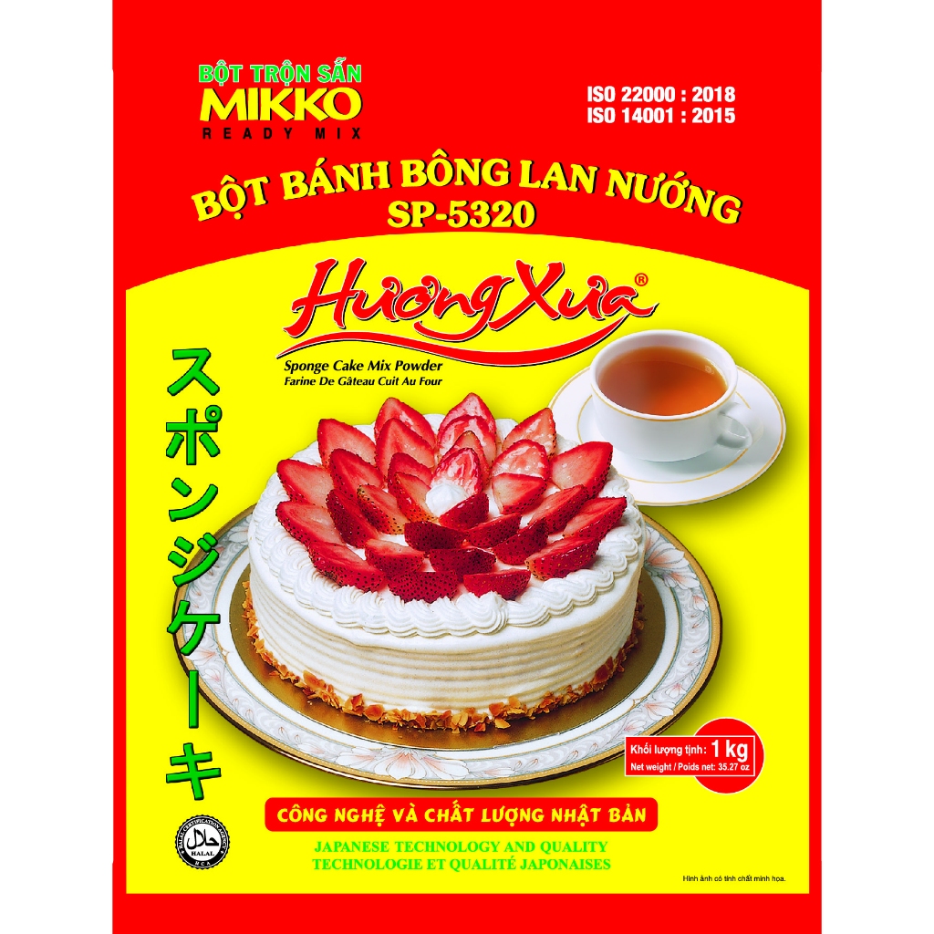 Bột bánh Bông lan nướng SP5320 1Kg - Mikko Hương Xưa