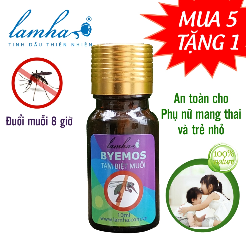 Tinh dầu đuổi muỗi BYEMOS |Lam Hà|