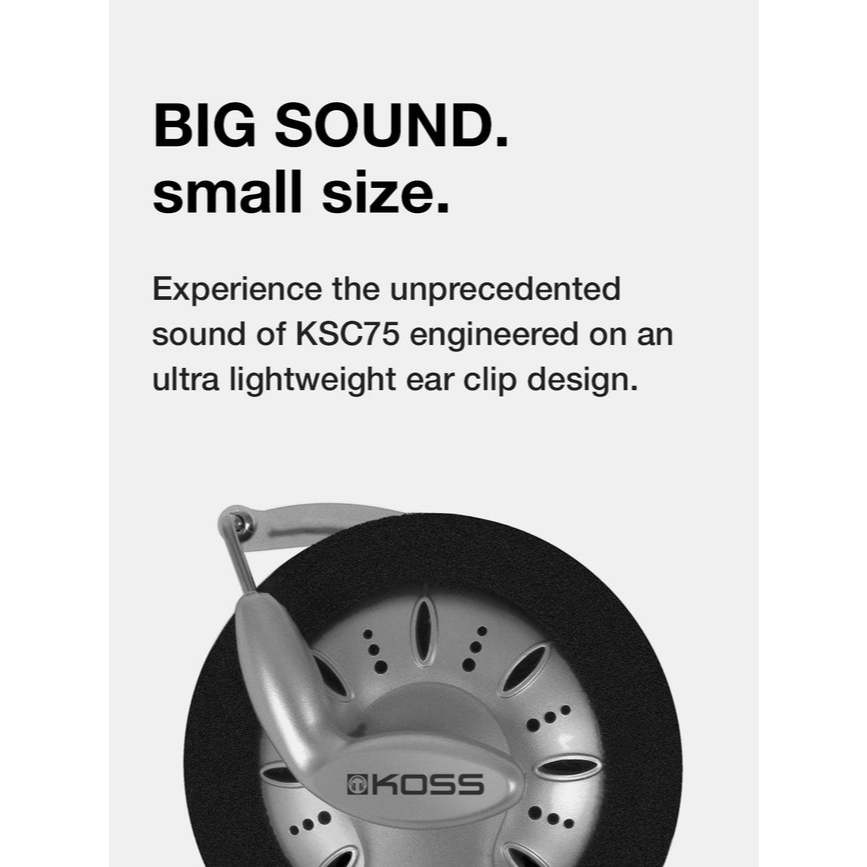[NC] Tai Nghe On Ear KOSS KSC75 | NGHE TẠP | Không Mic | BigBuy360 - bigbuy360.vn