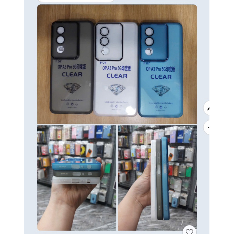 Ốp Lưng dẻo màu Oppo A3 Pro 5G / Oppo A3X 5G