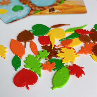 [Hàng nhập khẩu Mỹ] Sensory Leaves Math Activity Set - Learning Resources