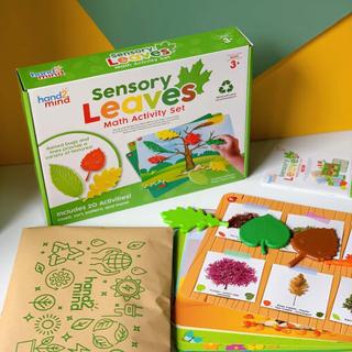 [Hàng nhập khẩu Mỹ] Sensory Leaves Math Activity Set - Learning Resources