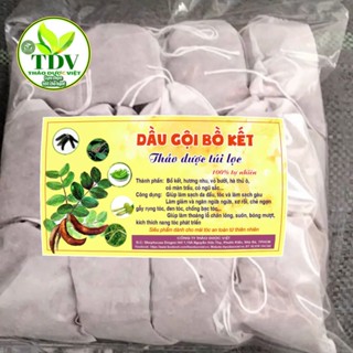 Dầu gội Bồ kết dạng túi Lọc  To (30 gói x 20g) giúp cái thiện tóc bạc sớm, giúp đen tóc chắc khỏe
