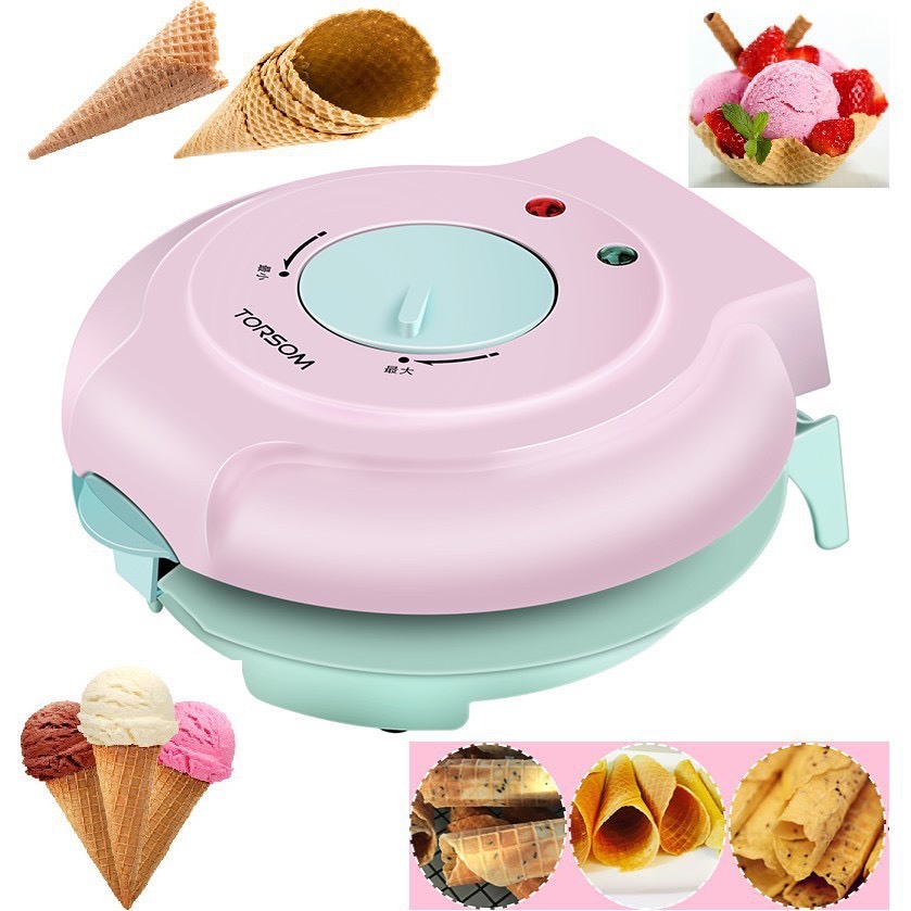 Máy làm bánh ốc quế 2 mặt nhiệt