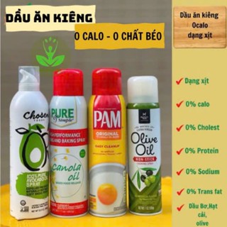 DẦU ăn kiêng 0 calo dạng xịt nhiều size phù hợp ăn kiêng,eatclean, hỗ trợ giảm cân