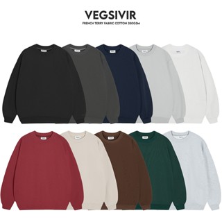 Áo Sweater Nỉ Chân Cua VEGSIVIR Trơn Basic