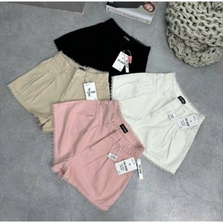 [SOGE1915] QUẦN SHORT JEANS ĐÙI NỮ LƯNG CAO PHỐI REN LƯNG LAI MÀU TRẮNG ĐEN KEM HỒNG SIÊU CÁ TÍNH XỊN SÒ