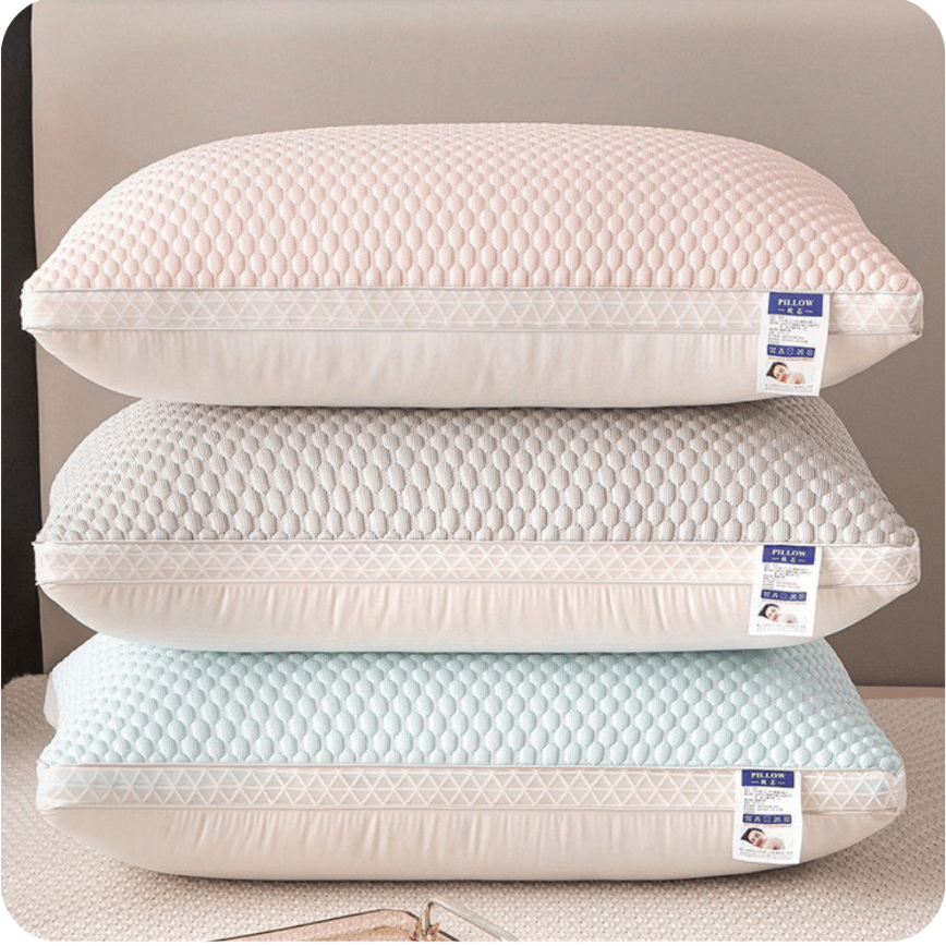 Gối massa băng lạnh cao cấp - Gối đầu mặt vải gối chất liệu băng lạnh mềm mát, gối vỏ kèm ruột có thể sử dụng luôn