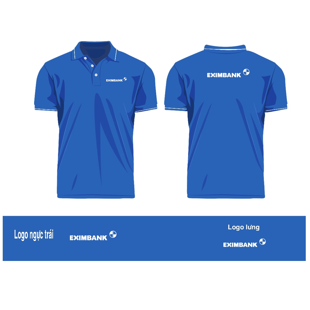 Áo thun đồng phục ngân hàng Eximbank mới nhất - La house Uniform