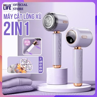 Máy Cắt Lông Xù Quần Áo Đa Năng 2in1, Kèm Con Lăn Bụi Cắt Xơ Len Hút Bụi Tích Điện Thế Hệ Mới Với Công Suất 20W