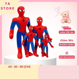   HCM-Hỏa tốc 2h  Gấu bông gối ôm siêu nhân người nhện cho bé siêu ngầu đủ kích thước TA STORE 
